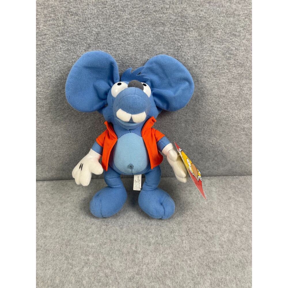 The Simpsons Itchy Mouse Plush Stuffed Animal Toy Factory W/Tags 11" Rat